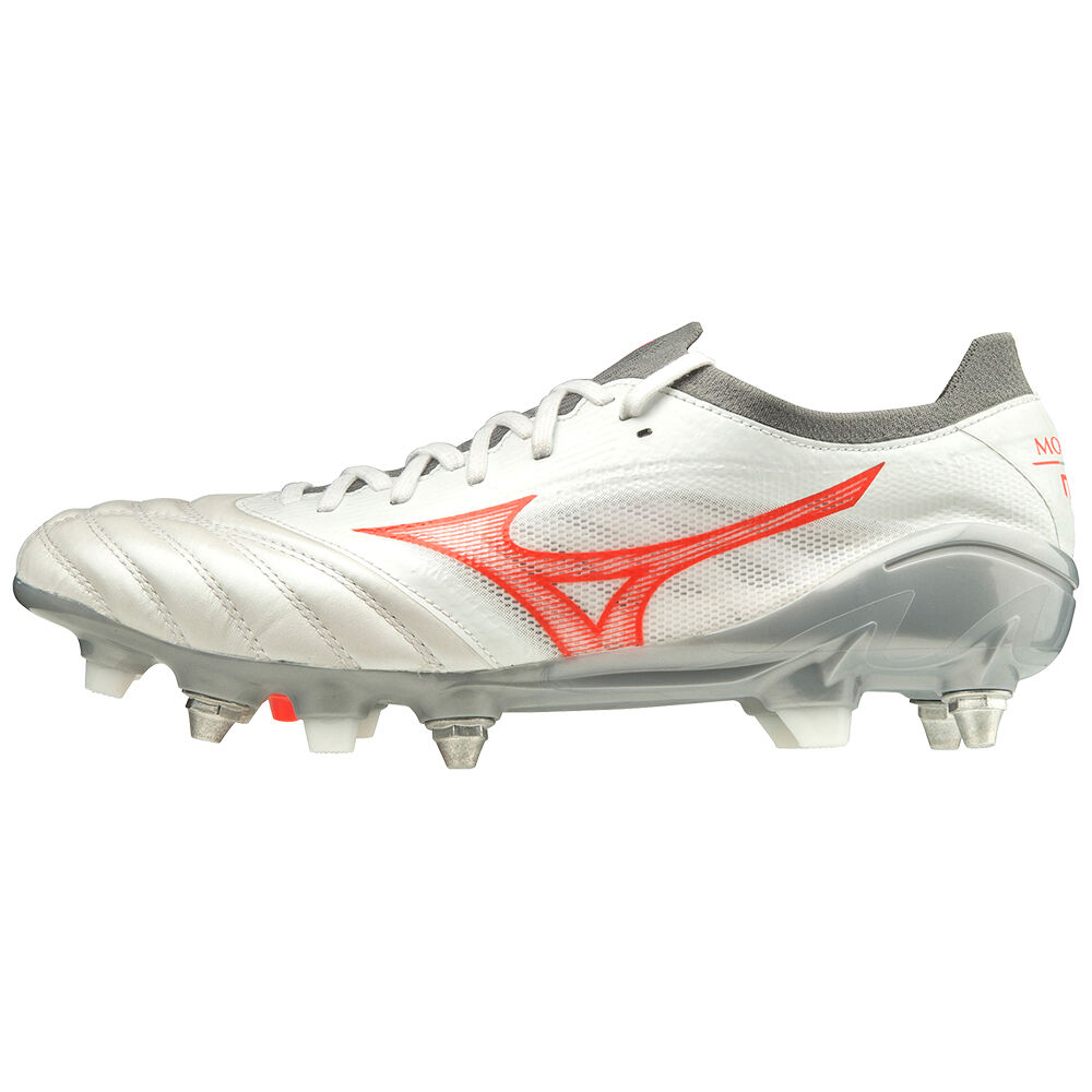 Damske Kopačky Mizuno Morelia Neo 3 beta Elite Mix Biele/Koralove Vypredaj RHTB62954
